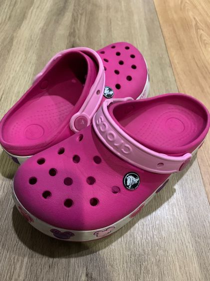 รองเท้า Crocs ลิมิเต็ด ( Disney mickeymouse) สีชมพู ของแท้ 💯 รูปที่ 8