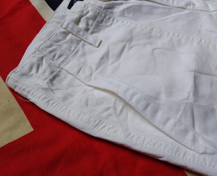 กางเกงขายาว สีขาว ทรงหล่อ เนื้อผ้าสวย ยี่ห้อ SAINT JAMES bis รูปที่ 5