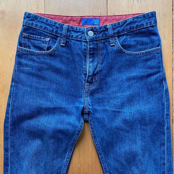 กางเกงยีนส์ BEAMS HAPPY LIFE SOLUTION COMPANY ผ้าด้าน สวยมาก ทรงสลิม ใส่แบบขาลอย รูปที่ 5