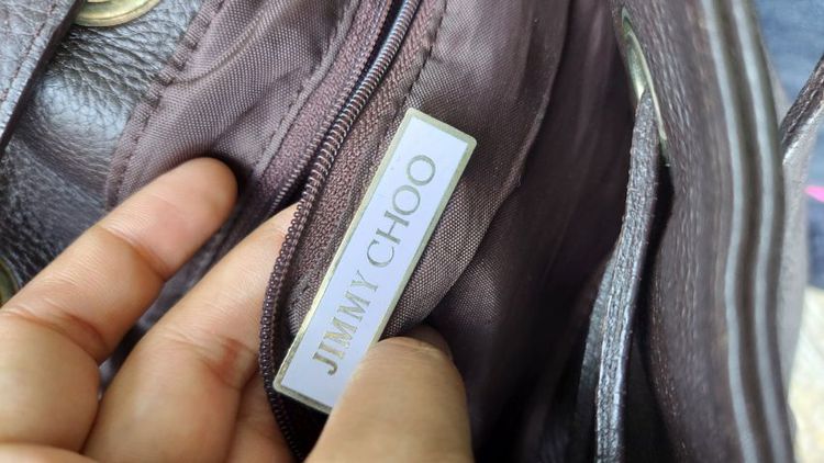 กระเป๋าถือ Jimmy Choo หนังช้าง รูปที่ 6