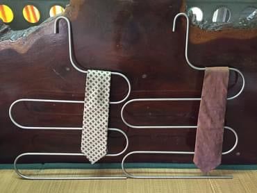 ไม้แขวนเน็คไท ที่แขวนเน็คไท Tie Rack Necktie Hanger ทำจากสแตนเลสเส้นกลม