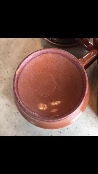 ถ้วยชา ถ้วยกาแฟ วินเทจสีน้ำตาลลวดลายสวยงาม รูปที่ 8