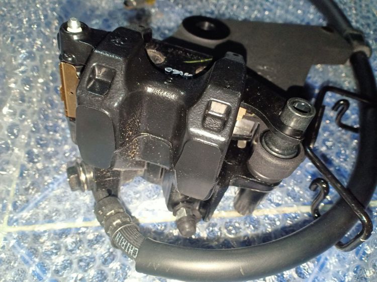 ปั๊มเบรคหลังNice125 เวฟ125 แท้ พร้อมผ้าเบรคและทุ้งหลัง รูปที่ 6