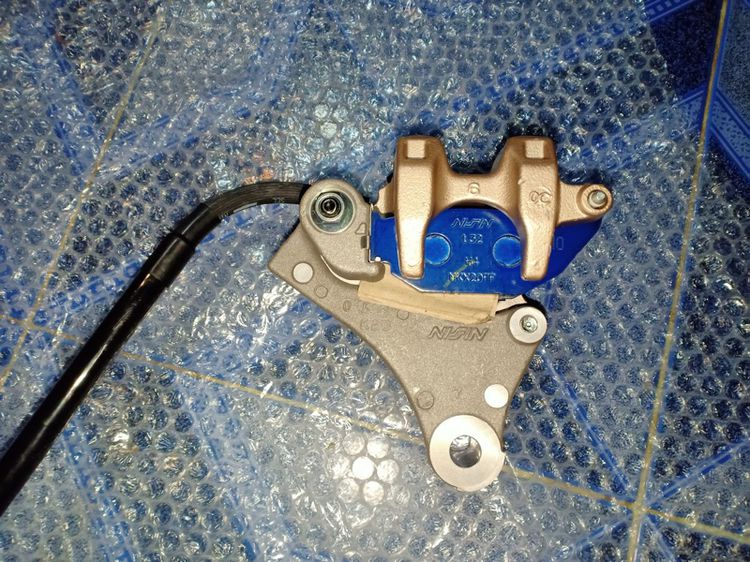 ปั๊มเบรคหลังmsx125 msx sf msx grom 125 แท้ พร้อมผ้าเบรคและทุ้งหลัง รูปที่ 3