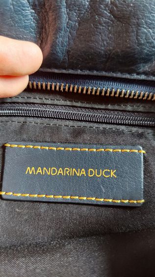 กระเป๋าเป้สะพาย mandarina duck แท้ สีกรม  รูปที่ 15