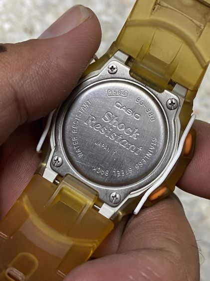 นาฬิกายี่ห้อ CASIO   Baby G   ของแท้มือสอง วินเทจ สภาพสวยเดิม มีการ์ตูนในจอ  600฿ รูปที่ 2