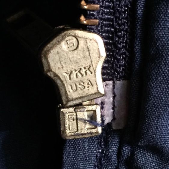 เสื้อกันหนาวทหารอเมริกัน 80s U.S. Navy Utility Deck Jacket สีกรมท่า รูปที่ 4