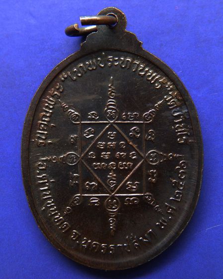 เหรียญรูปไข่ หลวงพ่อคูณ รุ่นคุณพระเทพประทานพร เนื้อทองแดง ตอกโค้ด พร้อมซองเดิม รูปที่ 50