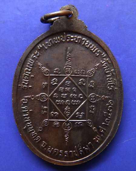 เหรียญรูปไข่ หลวงพ่อคูณ รุ่นคุณพระเทพประทานพร เนื้อทองแดง ตอกโค้ด พร้อมซองเดิม รูปที่ 44