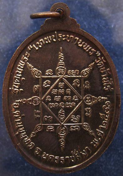 เหรียญรูปไข่ หลวงพ่อคูณ รุ่นคุณพระเทพประทานพร เนื้อทองแดง ตอกโค้ด พร้อมซองเดิม รูปที่ 14