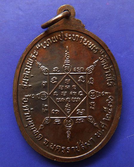 เหรียญรูปไข่ หลวงพ่อคูณ รุ่นคุณพระเทพประทานพร เนื้อทองแดง ตอกโค้ด พร้อมซองเดิม รูปที่ 6