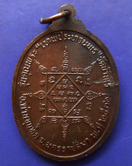 เหรียญรูปไข่ หลวงพ่อคูณ รุ่นคุณพระเทพประทานพร เนื้อทองแดง ตอกโค้ด พร้อมซองเดิม รูปที่ 24