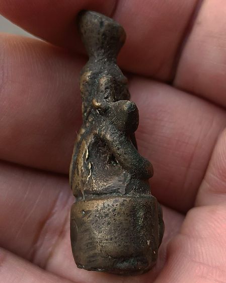 พระอุปคุตฐานยันต์นะ หลวงพ่อยิ้ว วัดบางแขม จ.นครปฐม อุดกริ่งหลัง (กริ่งขัด) สูงประมาณ 4 ซ.ม. รูปที่ 4