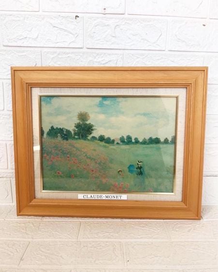 ภาพพิมพ์ poppy field by Claude Monet  รูปที่ 1