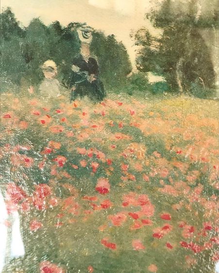 ภาพพิมพ์ poppy field by Claude Monet  รูปที่ 4