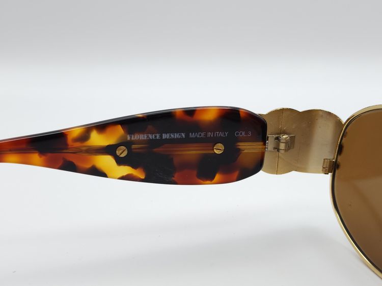 🕶 Linea Pitti Florence Design Mod.438 Sunglasses แว่นกันแดด แว่นตา แว่นตาดำ แว่นดำ Vintage งานเก่า Italy เวอ รูปที่ 7