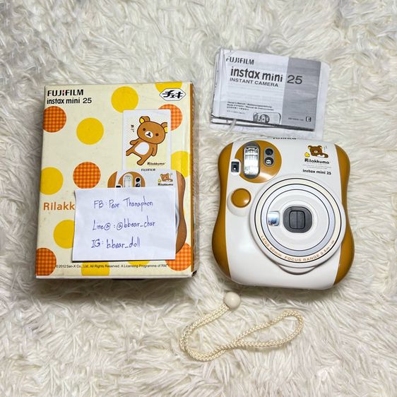 Fujifilm กล้องโพลารอยด์มือ2 Fuji instax mini25 rilakkuma limited edition