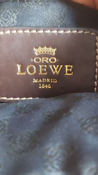 กระเป๋าถือ Loewe แท้วินเทจ สีทูโทน  รูปที่ 15