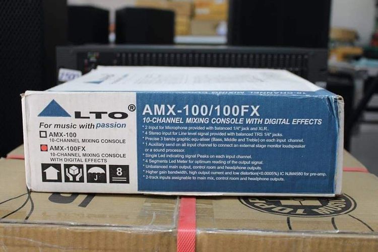 ■MIXER  ALTO AMX 100 FX เป็นมิกซ์ที่เล็กที่สุดในตระกูล AMX■ รูปที่ 6