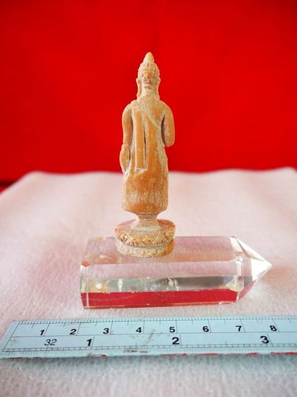 พระพุทธรูป แกะจากหินพระธาตุ พระปางลีลา รูปที่ 4