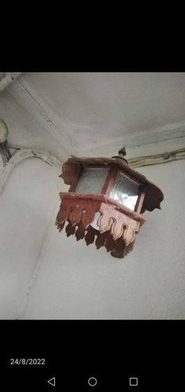 โคมไฟ​วิ​นเท​จ​ไม้​สัก​ทอง​  รูปที่ 2