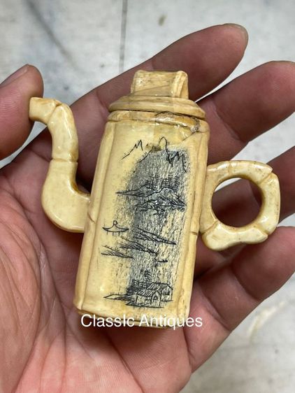 ตลับ ขวดยานัตถุ์ ที่วางดาบ ตะกร้าจีน กระถางกำยาน รูปที่ 6