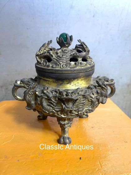 ตลับ ขวดยานัตถุ์ ที่วางดาบ ตะกร้าจีน กระถางกำยาน รูปที่ 17