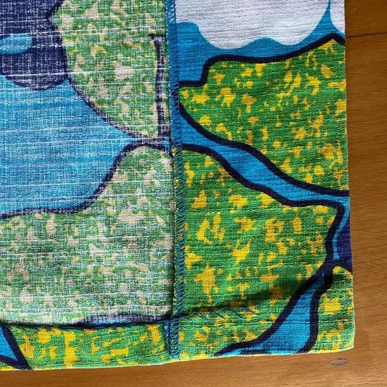 เสื้อเชิ้ตฮาวายแขนสั้น ผ้าใย ป้ายคอ MALIHINI HAWAII กระเป๋าเจาะ รูปที่ 9