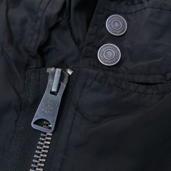 Calvin Klein Black Zipper Jacket รอบอก 42” รูปที่ 8