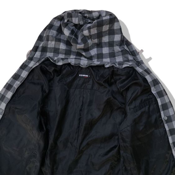 EDWIN Black Hooded Jacket รอบอก 42” รูปที่ 3