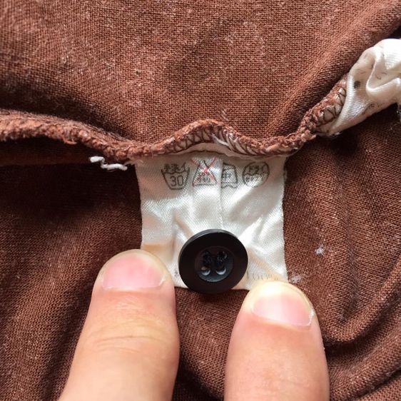 เสื้อเชิ้ตแขนสั้น สีนํ้าตาล ลายดอกเล็กๆ ยี่ห้อ DOMON HOMME รูปที่ 5