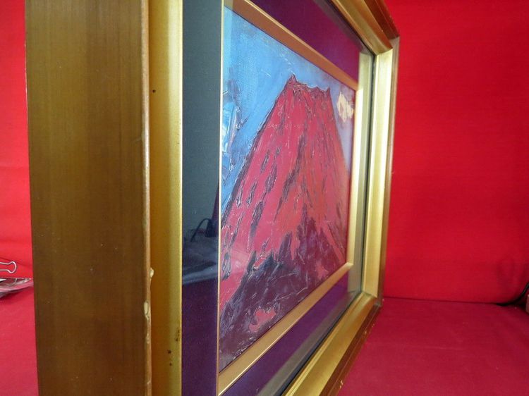 ภาพ ภูเขาไฟฟูจิ สีน้ำมัน บนผ้าใบ รูปที่ 5