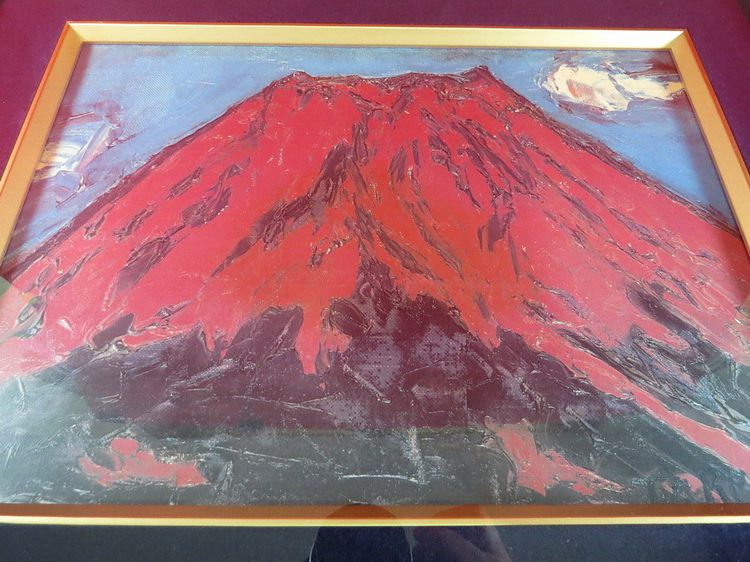 ภาพ ภูเขาไฟฟูจิ สีน้ำมัน บนผ้าใบ รูปที่ 3