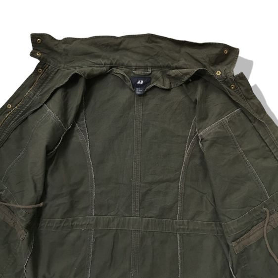 HM Olive Green Military Jacket รอบอก 41” รูปที่ 6