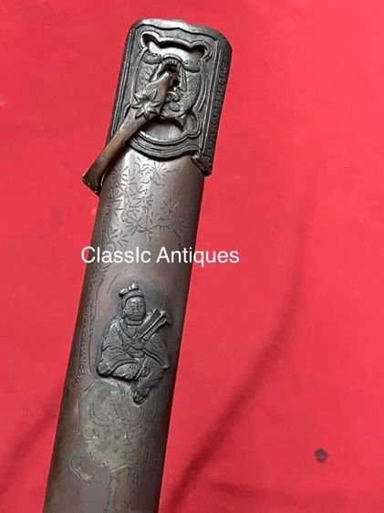 ดาบซามูไรญี่ปุ่น กะไหล่เงิน รูปที่ 4