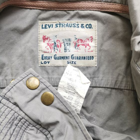 LEVIS Full Zipper Jacket รอบอก 41”  รูปที่ 8