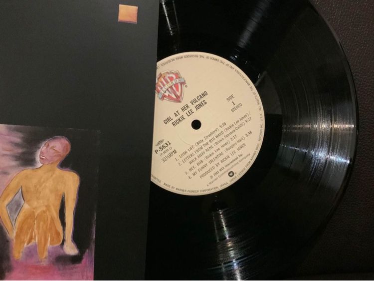 ขายแผ่นเสียง นักร้องโฟร์คหญิง Rickie Lee Jones Girl At Her Volcano 1983 Japan LP ส่งฟรี รูปที่ 2