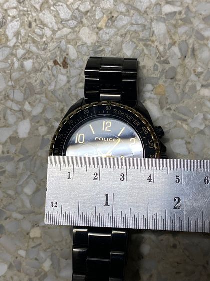 นาฬิกายี่ห้อ  POLICE   ของแท้มือสอง สภาพสวย ดำสนิททั้งเรือน  เดินปกติ สายยาว 1700฿ รูปที่ 10