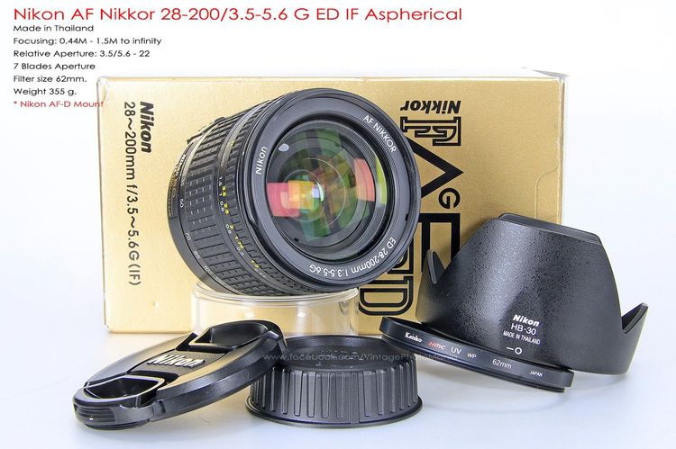 Nikon AF Nikkor 28-200 f3.5-5.6 G ED IF 