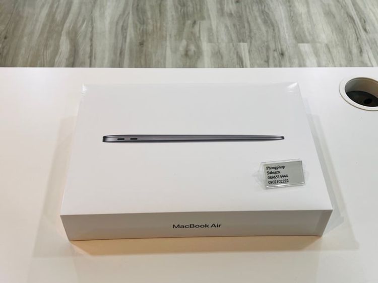 Apple แมค โอเอส 8 กิกะไบต์ USB ใช่ MacBook Air  M1 SSD 256 ศูนย์ไทย ของใหม่ สี Space Gray ประกันศูนย์ไทย 1 ปีเต็ม 26500 บาท 