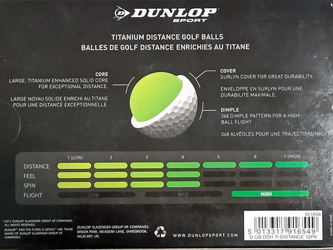 Dunlop Golf Balls 12   รูปที่ 2