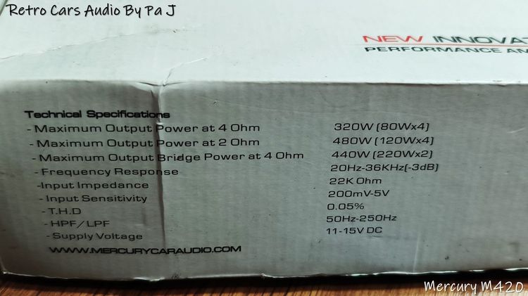 Mercury M420 AMP รูปที่ 5