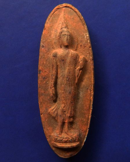 พระลีลา 25 พุทธศตวรรษ เนื้อแร่ พิมพ์พระเกศยาว รูปที่ 3