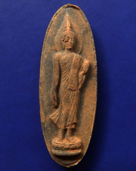 พระลีลา 25 พุทธศตวรรษ เนื้อแร่ พิมพ์พระเกศยาว รูปที่ 5