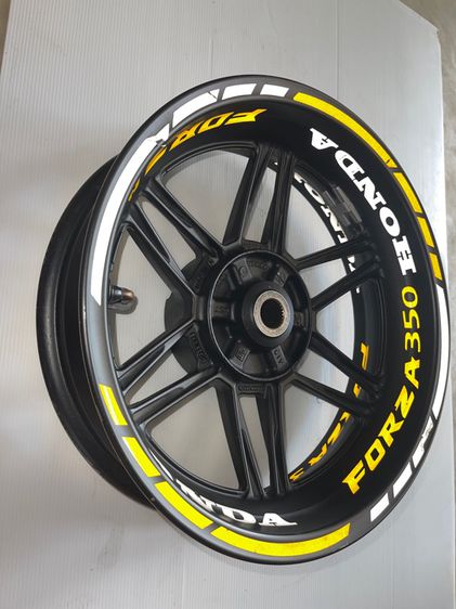 ล้อแม็กหลังforza350แท้ สีดำ
