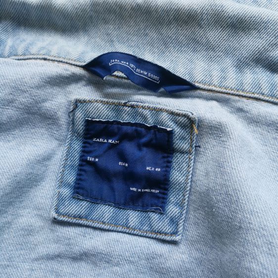 Zara Man 4 Pockets Denim Jacket รอบอก 41” รูปที่ 7