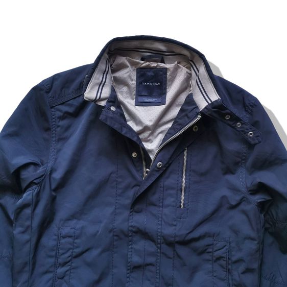 Zara Man Navy Blues Zipper Jacket รอบอก 41” รูปที่ 5