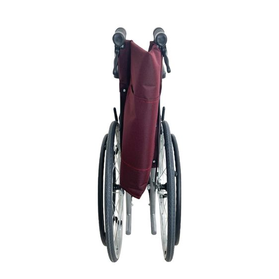  วีลแชร์ รถเข็น ผู้ป่วย เหล็กชุบ พับได้ พร้อมเบรคมือ Standard Foldable Wheelchair ║รับประกัน 1 ปี รูปที่ 8