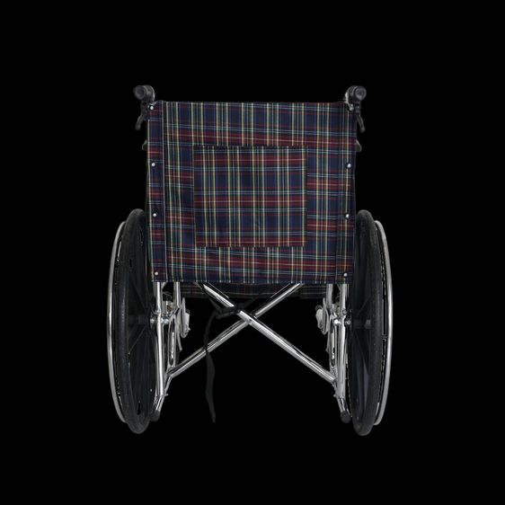 Abloom รถเข็นผู้ป่วย (ล้อแม็ก) เหล็กชุบ รุ่นมาตรฐาน พับได้ Standard Foldable Wheelchair with Mag Wheels รูปที่ 12