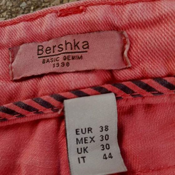 Bershka แบรนด์ดัง Spain สี maroon เท่ห์ๆ Made in Morocco🔵🔵🔵 รูปที่ 10